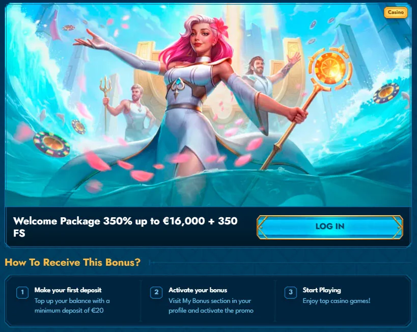 Willkommensbonus im Casea Casino